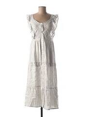 Robe longue blanc SUNCOO pour femme seconde vue