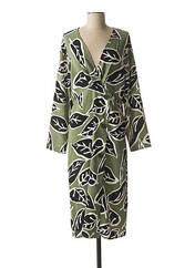 Robe mi-longue vert BISCOTE pour femme seconde vue