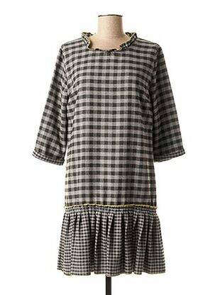 Robe courte gris PAUL BRIAL pour femme