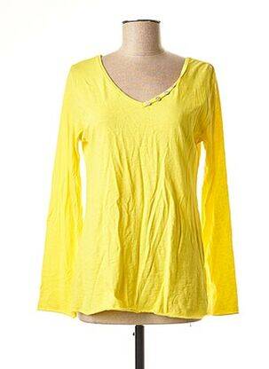 T-shirt jaune COCCO BELLO pour femme