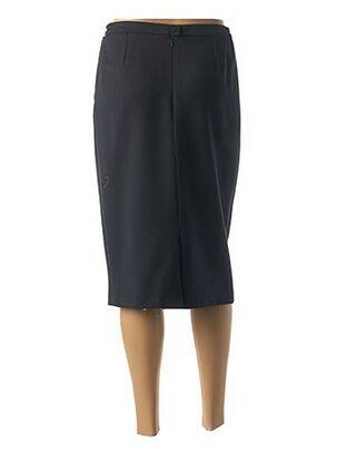 Jupe mi-longue stretch bleu FRANCE RIVOIRE femme