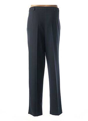 Pantalon droit stretch taille haute bleu FRANCE RIVOIRE femme