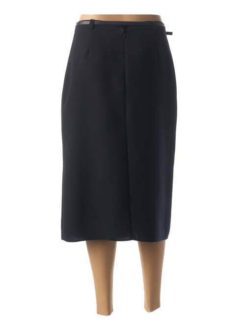 Jupe mi-longue bleu MODISSIMO femme