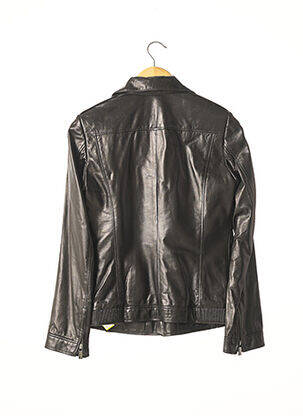 Veste en cuir poches noir PORSCHE femme
