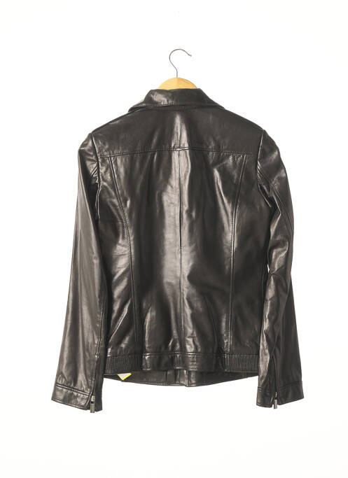 Veste en cuir noir PORSCHE pour femme