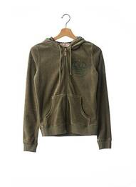 Veste casual col rond vert CHRISTIAN AUDIGIER femme