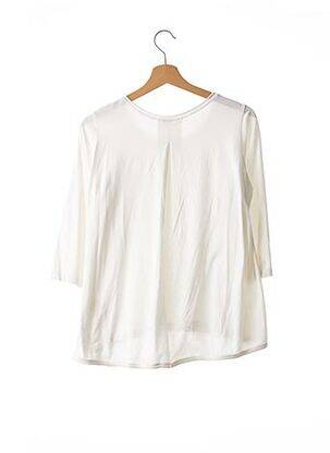T-shirt manches 3/4 manches 3/4 blanc WHY femme