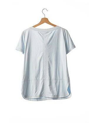 T-shirt coupe cintrée manches courtes bleu MARC CAIN femme