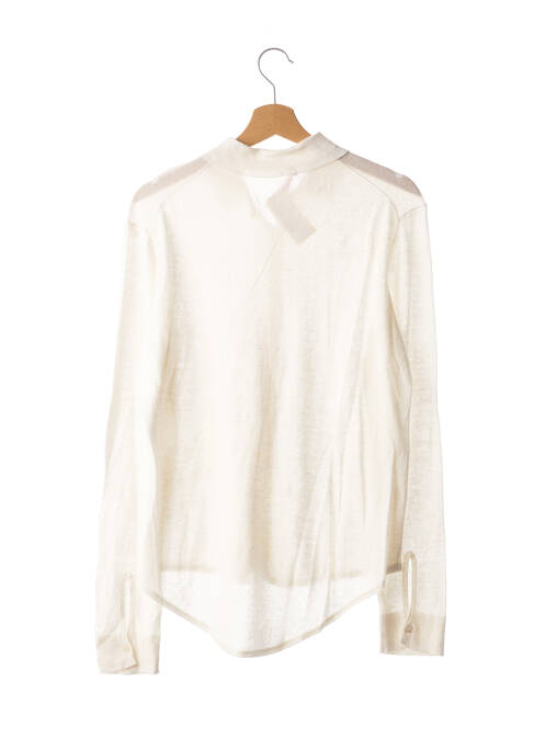 Gilet manches longues blanc VICTOIRE pour femme