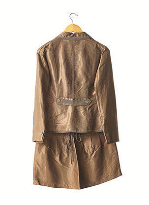 Ensemble jupe type de veste chic marron ARMANI femme
