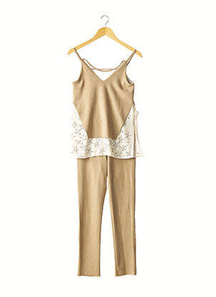 Ensemble pantalon poches beige POUPETTE ST BARTH femme