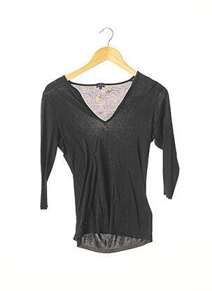 Pull coupe cintrée noir JOSEPH femme