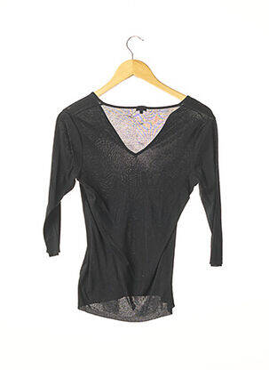 Pull coupe cintrée noir JOSEPH femme