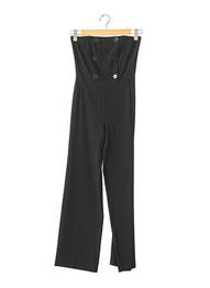 Combi-pantalon tissage crêpe noir KATHLEEN MADDEN femme
