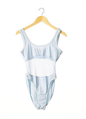 Body col rond sans manche bleu ANTI-FLIRT femme