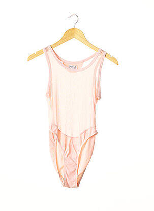 Body col rond sans manche rose ANTI-FLIRT femme