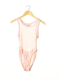 Body col rond sans manche rose ANTI-FLIRT femme
