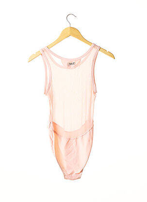 Body col rond sans manche rose ANTI-FLIRT femme