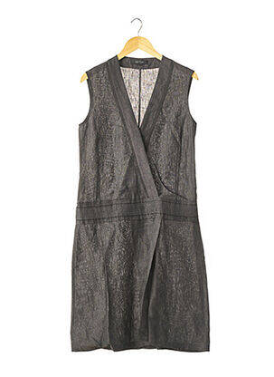 Robe mi-longue sans manche sans manche gris NITYA femme