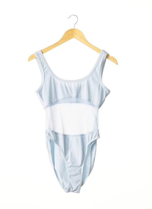 Body stretch sans manche bleu ANTI-FLIRT femme