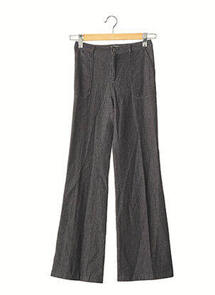 Pantalon flare stretch taille haute noir IRIE WASH femme