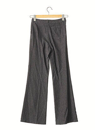 Pantalon flare stretch taille haute noir IRIE WASH femme