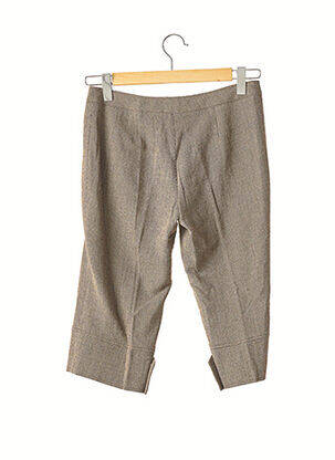 Corsaire stretch taille basse marron THOMAS BURBERRY femme