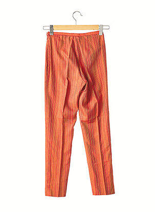 Pantalon 7/8 taille haute taille haute orange ARMAND VENTILO femme