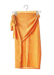 Jupe mi-longue orange ANGELO TARLAZZI pour femme seconde vue