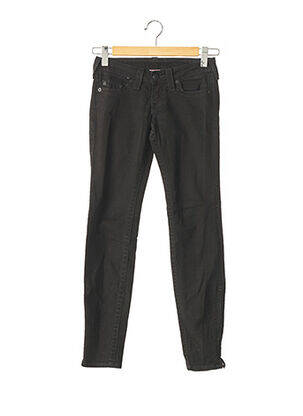 Jeans coupe slim slim taille basse noir TRUE RELIGION femme