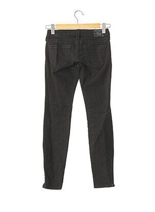Jeans coupe slim slim taille basse noir TRUE RELIGION femme