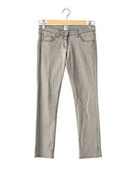Pantalon 7/8 stretch taille basse gris SASS & BIDE femme
