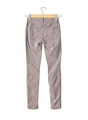 Pantalon slim taille haute taille haute gris 7 FOR ALL MANKIND femme