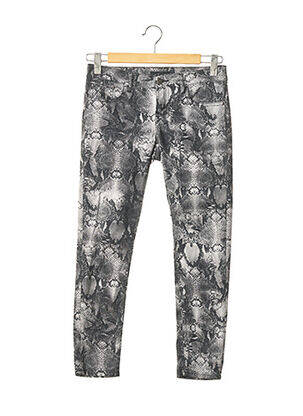 Pantalon 7/8 stretch taille basse gris THE KOOPLES femme