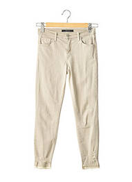 Pantalon 7/8 stretch taille basse vert J BRAND femme