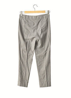 Pantalon 7/8 taille haute taille haute gris CAROLINA HERRERA femme