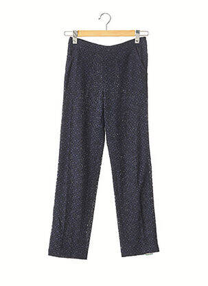 Pantalon slim taille haute taille haute bleu CAROLINA HERRERA femme