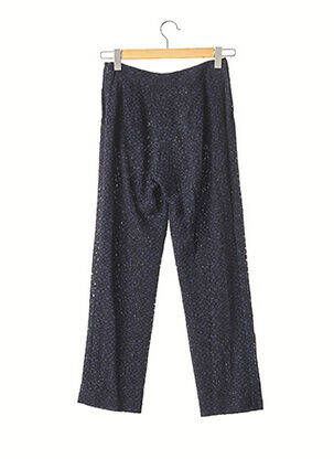 Pantalon slim taille haute taille haute bleu CAROLINA HERRERA femme