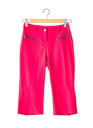 Corsaire stretch taille normale rouge JC TRIGON femme