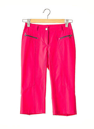 Corsaire stretch taille normale rouge JC TRIGON femme