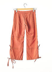 Pantalon 7/8 orange FATU HIVA pour femme seconde vue