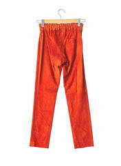 Pantalon droit orange H8LI pour femme seconde vue