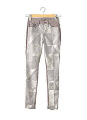 Pantalon slim gris FOR ALL MANKIND pour femme seconde vue