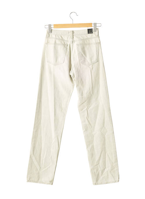 Jeans coupe droite beige EXTE pour femme