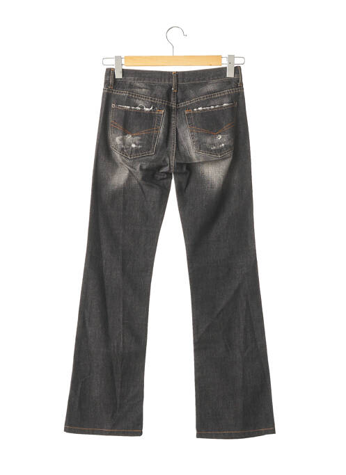 Jeans coupe droite noir USED JEANS pour femme