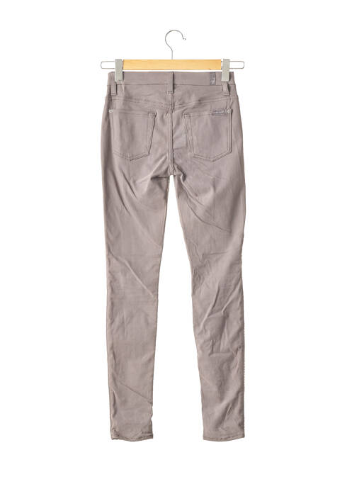 Pantalon slim gris FOR ALL MANKIND pour femme