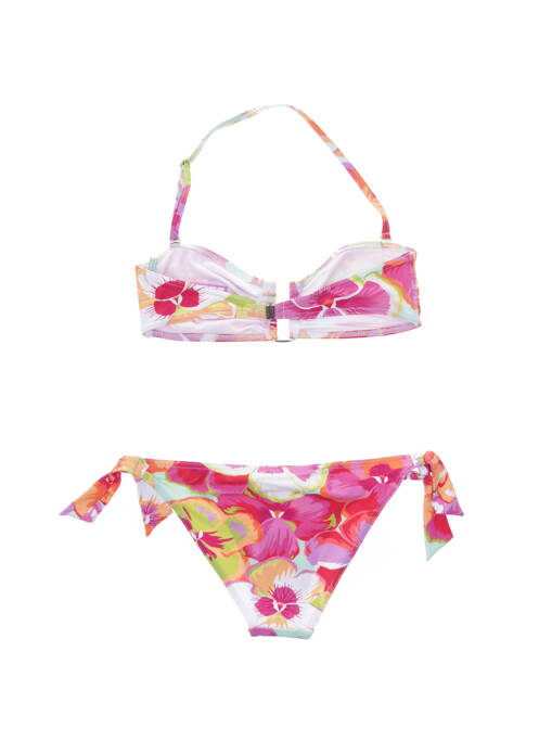 Maillot de bain 2 pièces rose MANUEL CANOVAS pour femme