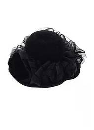 Chapeau tissage feutre noir FRANCK ET FILS femme