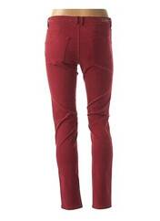Pantalon slim rouge MAYJUNE pour femme seconde vue