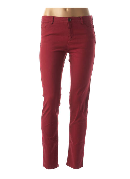 Pantalon slim rouge MAYJUNE pour femme